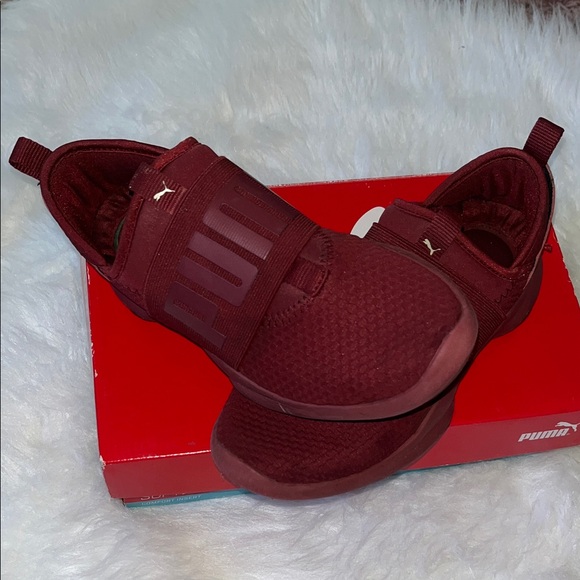 PUMA Woman’s Dare WNS EP Pomegranate - Metallic Gold  SoftFoam Sneakers - Picture 3 of 7